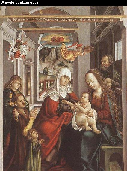 unknow artist Saint Anne with the Virgin and the Child